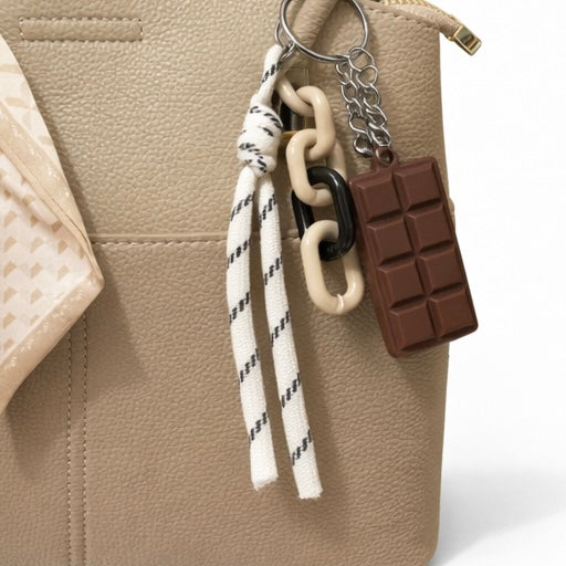 Choco Bag Charm & Keychain for Women & Girls