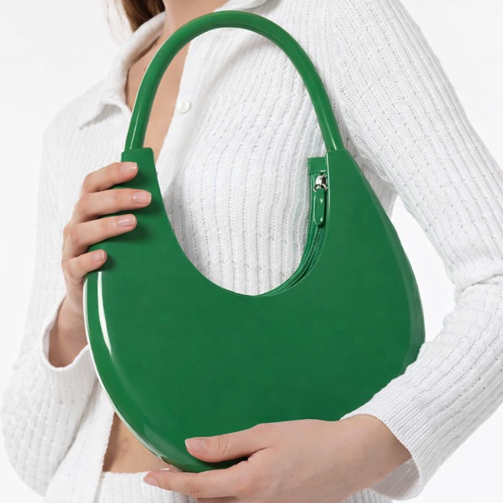 Halo Silicon Hobo Baguette Bag