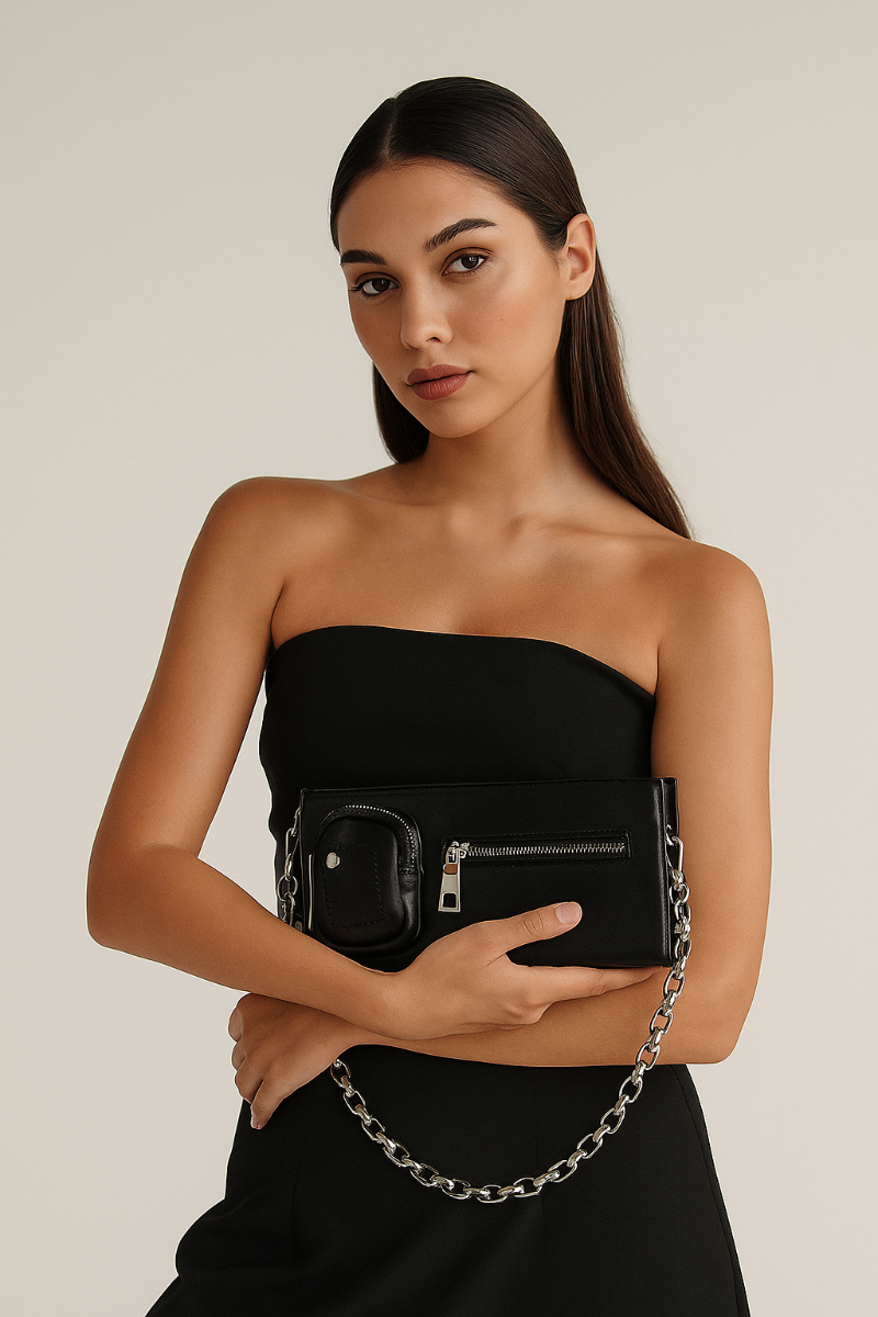 The Pocket Drama Shoulder bag with adjustable Sling belt