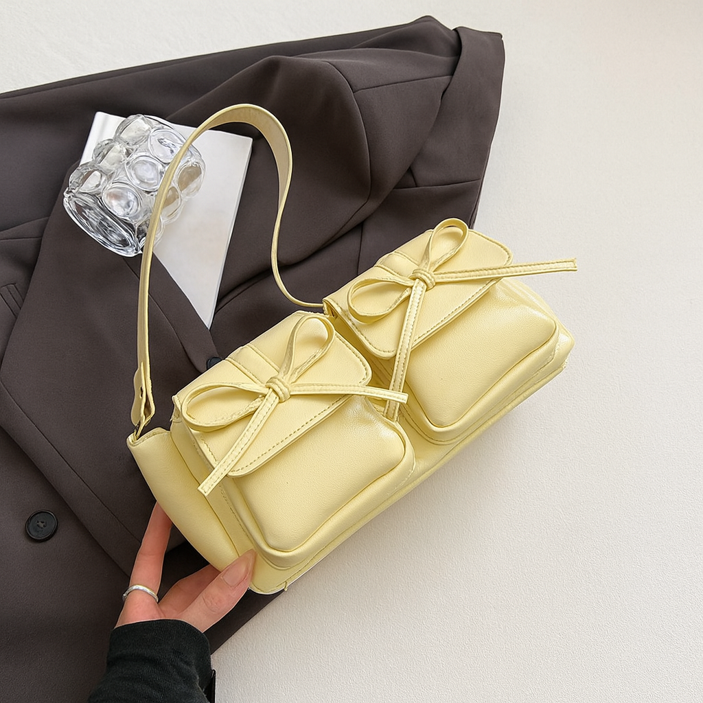 Knotty Bow Baguette Bag