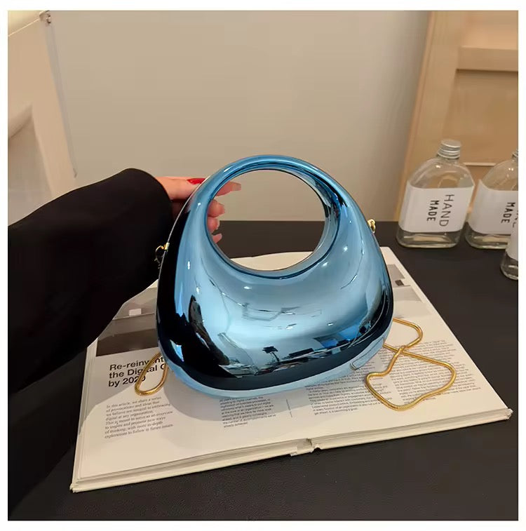 Moon Acrylic Clutch & Sling Bag