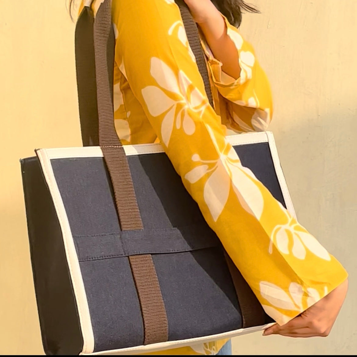 Everyday Denim Tote Bag