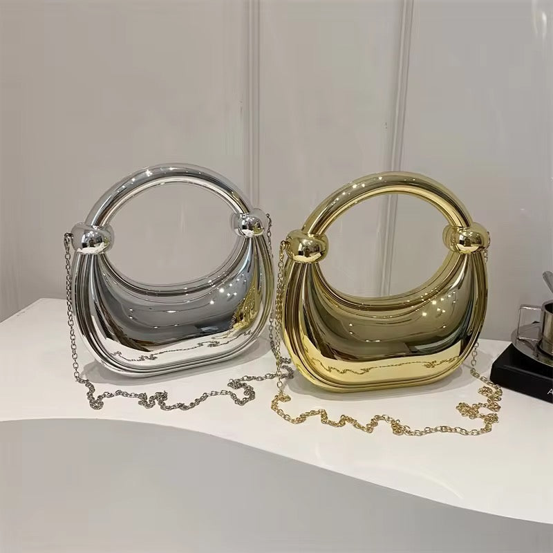Mini Moonlit Acrylic Clutch & Sling Bag