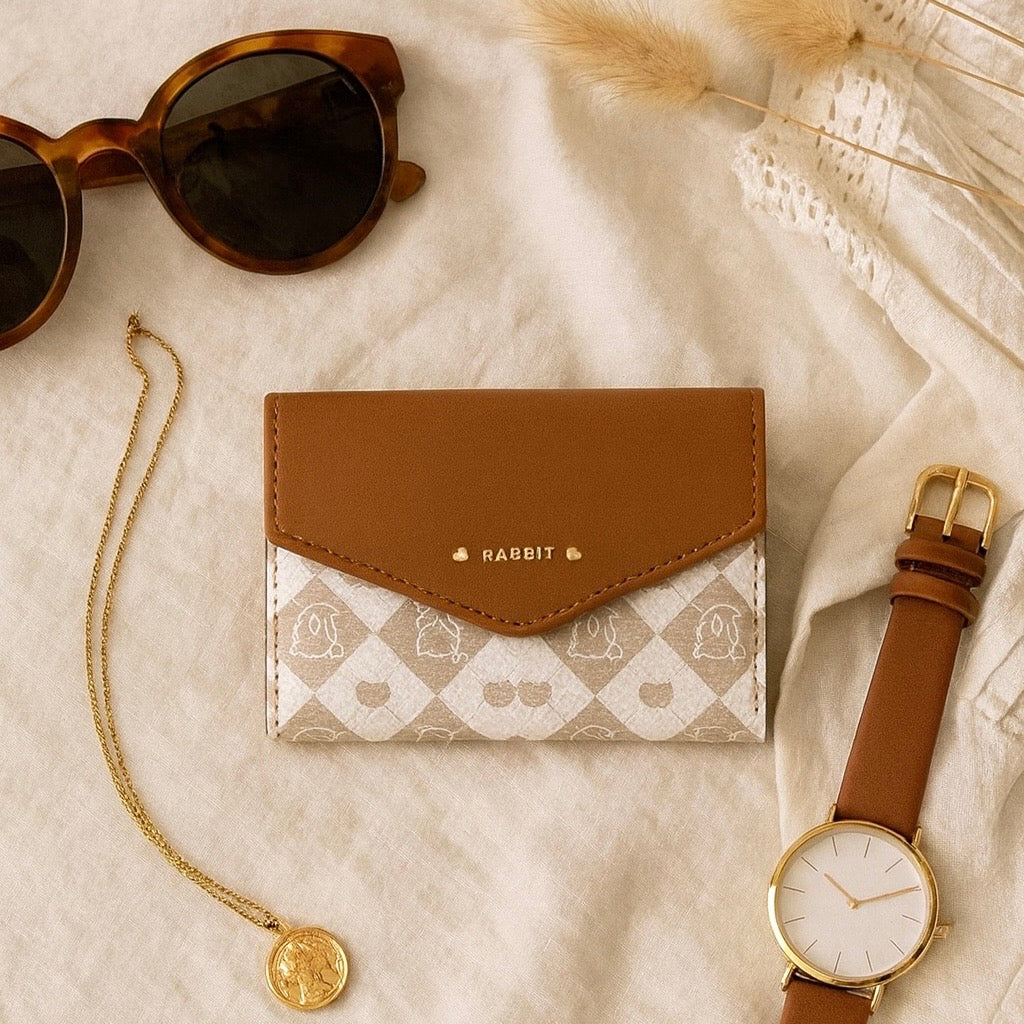 Rabbit Tri Fold Wallet