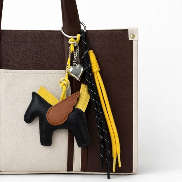 Pegasus Bag Charm Keychain for Women & Girls