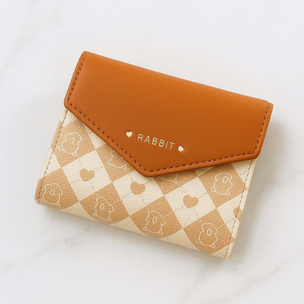 Rabbit Tri Fold Wallet