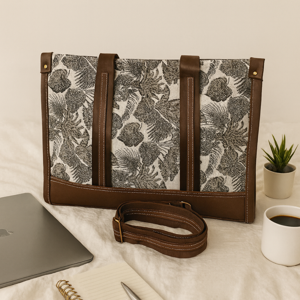 Women Fern n Flow Laptop Tote Bag for Office & College