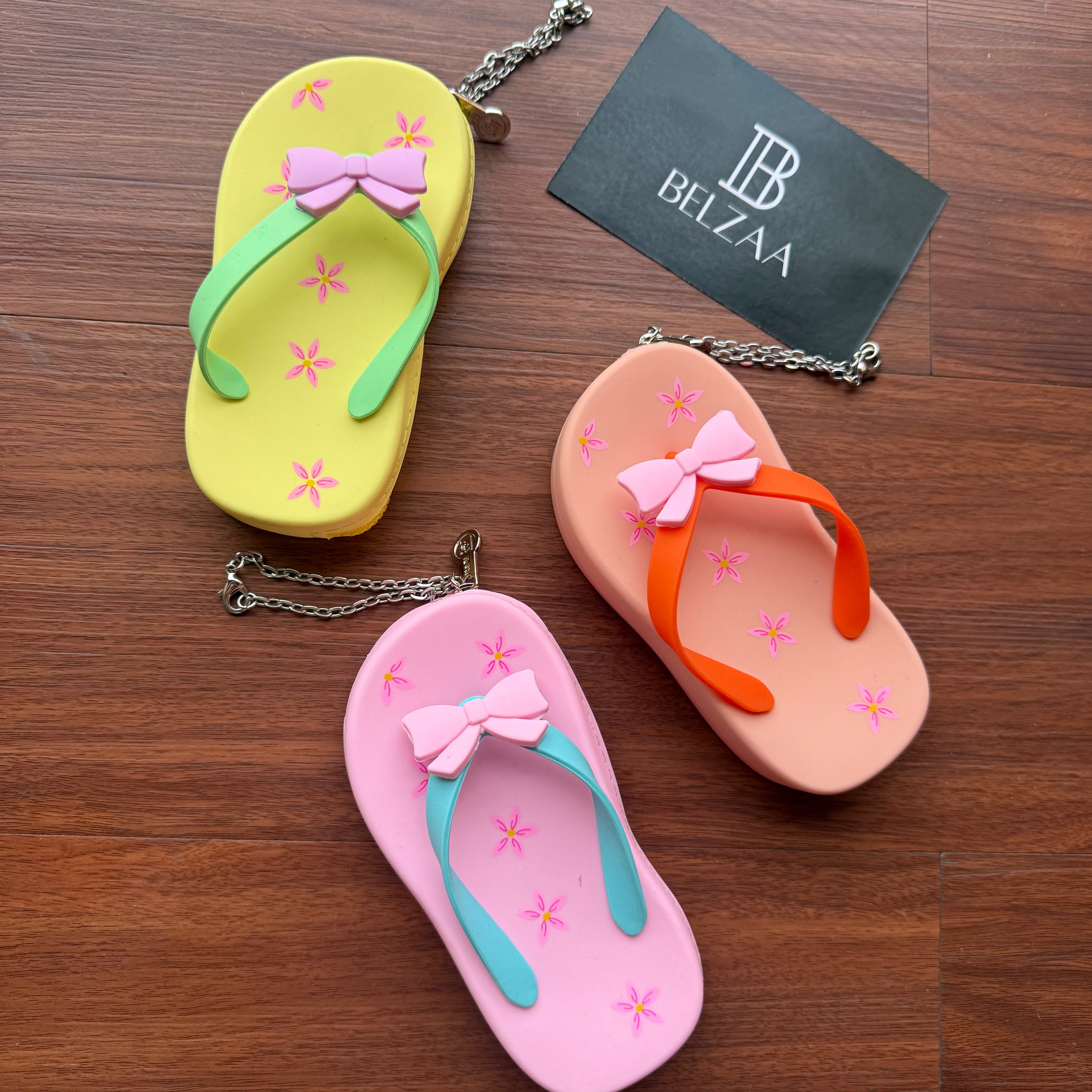 Korean Flip-Flop Coin Wallet & Bag Charm